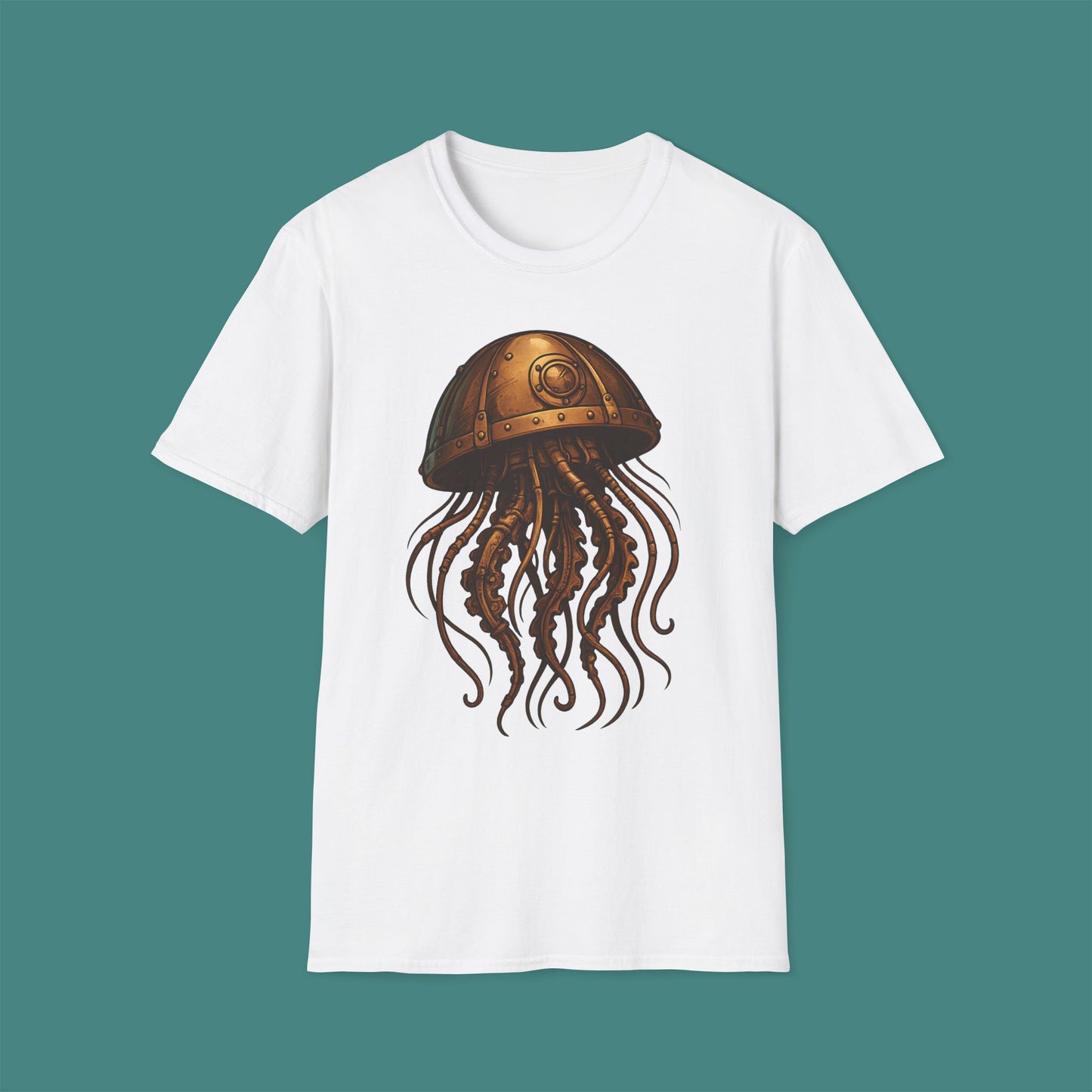 Steampunk Mechanical Jellyfish Unisex T-Shirt