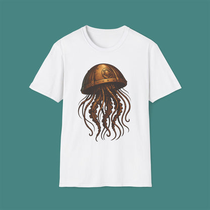 Steampunk Mechanical Jellyfish Unisex T-Shirt