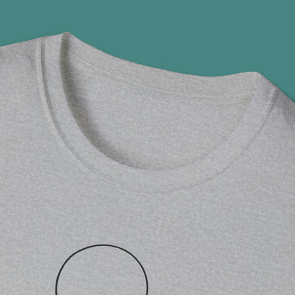 Minimalist Line Art Octopus Unisex T-Shirt
