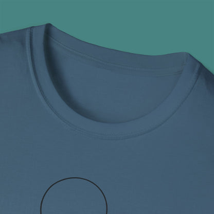 Minimalist Line Art Octopus Unisex T-Shirt
