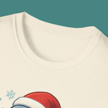 Christmas Dolphin Unisex T-Shirt