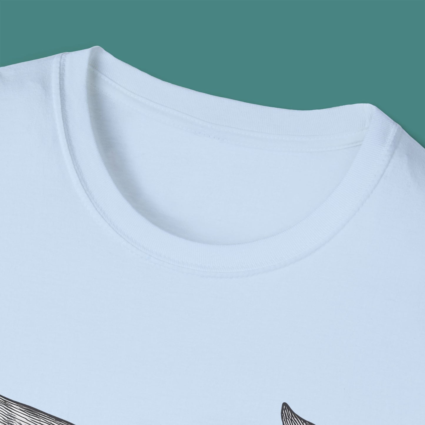 Vintage Etching Whale Unisex T-Shirt