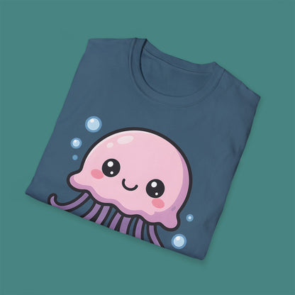 Cartoon Cute Jellyfish Unisex T-Shirt