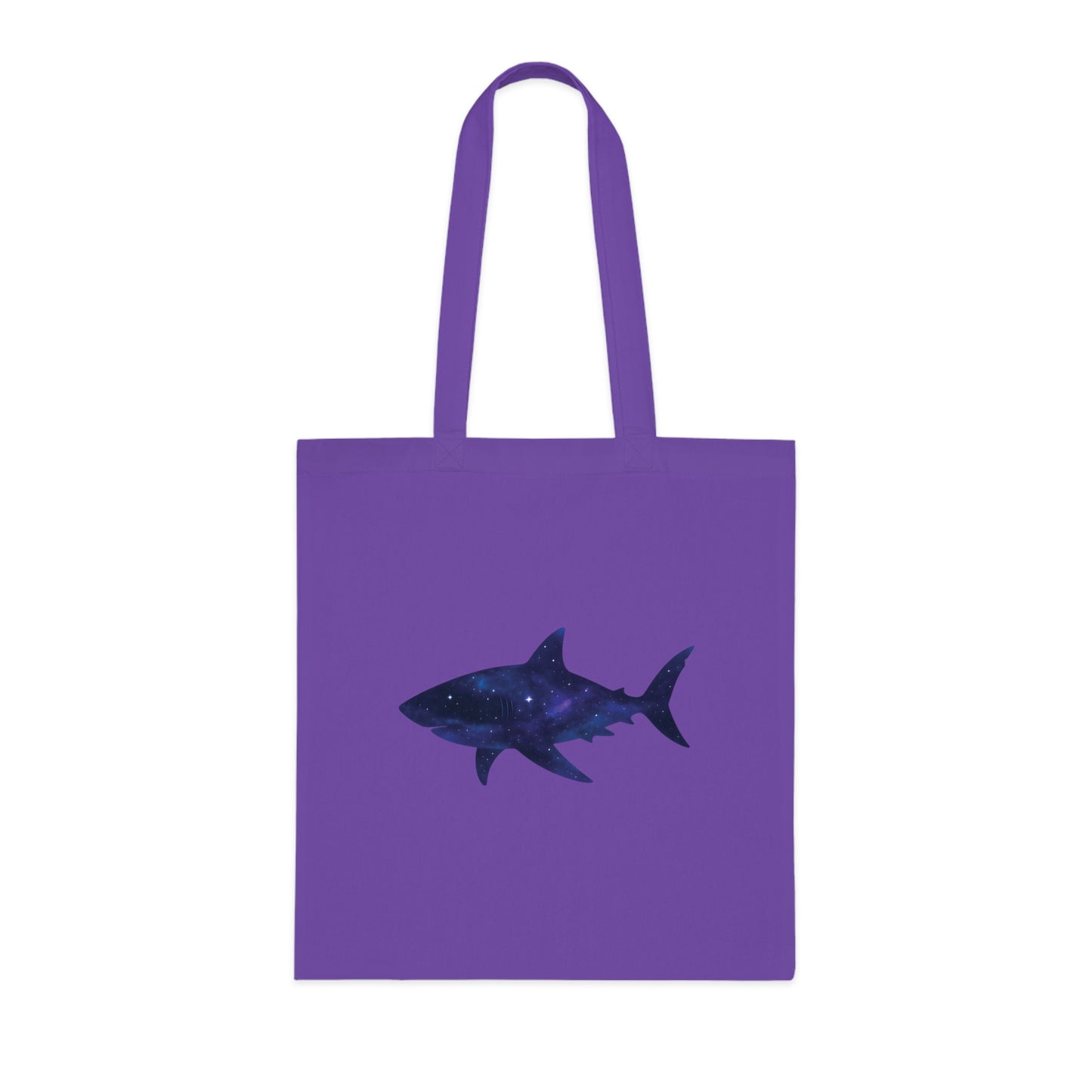 Cosmic Galaxy Shark Tote Bag