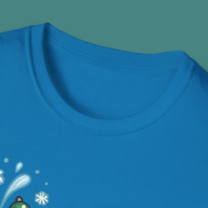 Christmas Whale Unisex T-Shirt