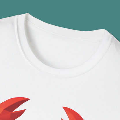 Geometric Polygon Crab Unisex T-Shirt