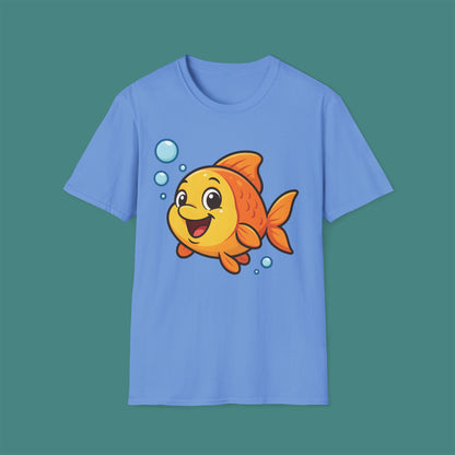 Cartoon Cute Fish Unisex T-Shirt