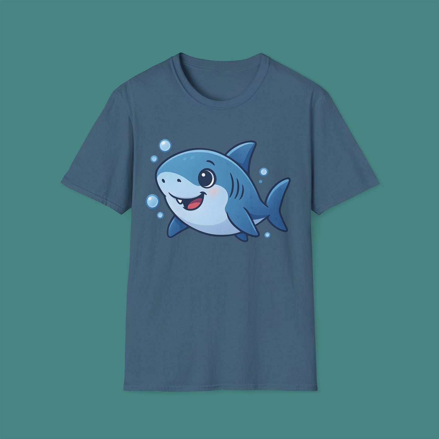 Cartoon Cute Shark Unisex T-Shirt
