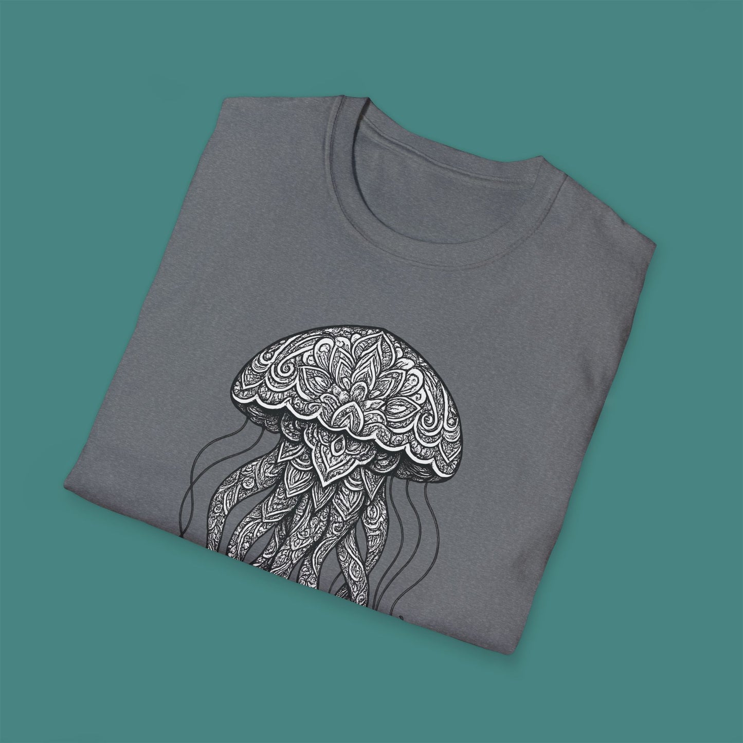 Intricate Mandala Jellyfish Unisex T-Shirt