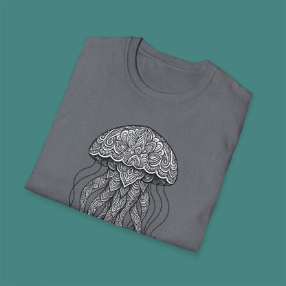 Intricate Mandala Jellyfish Unisex T-Shirt