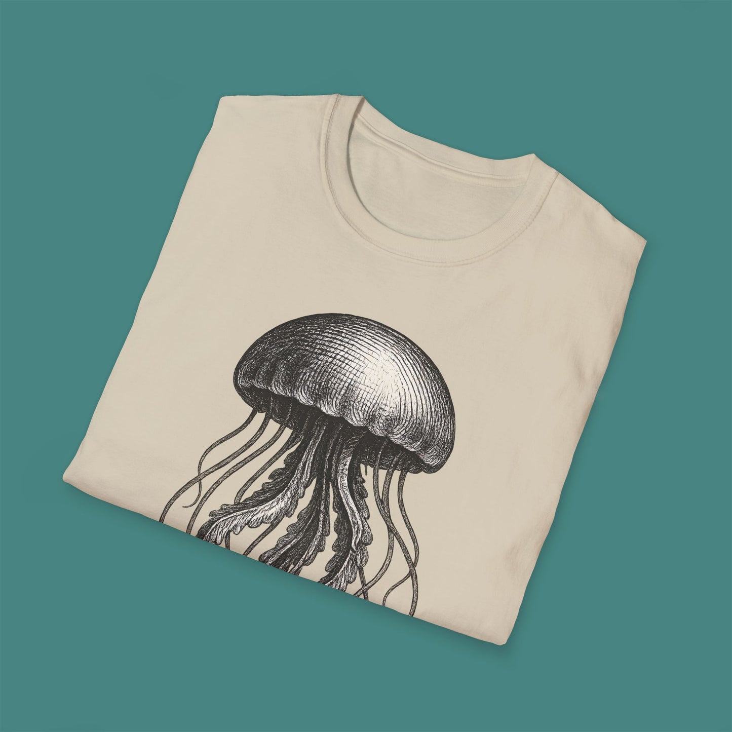 Vintage Etching Jellyfish Unisex T-Shirt
