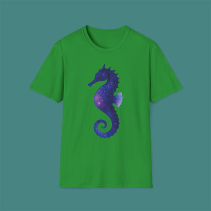 Cosmic Galaxy Seahorse Unisex T-Shirt