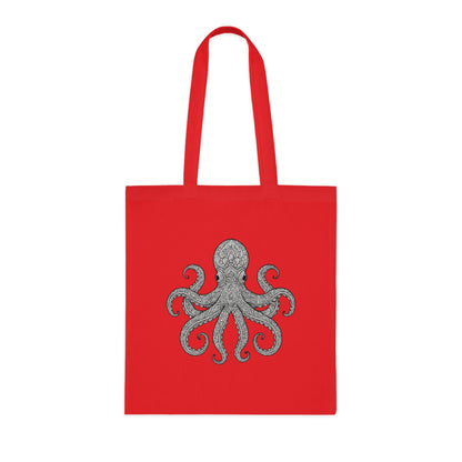Intricate Mandala Octopus Tote Bag