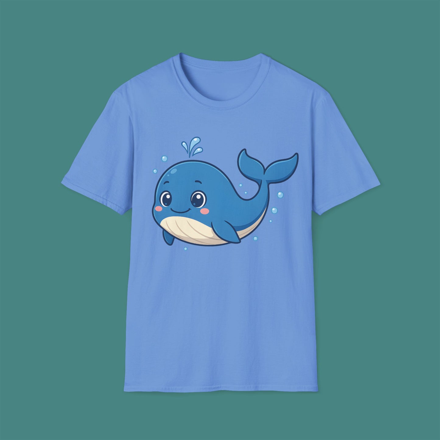 Cartoon Cute Whale Unisex T-Shirt