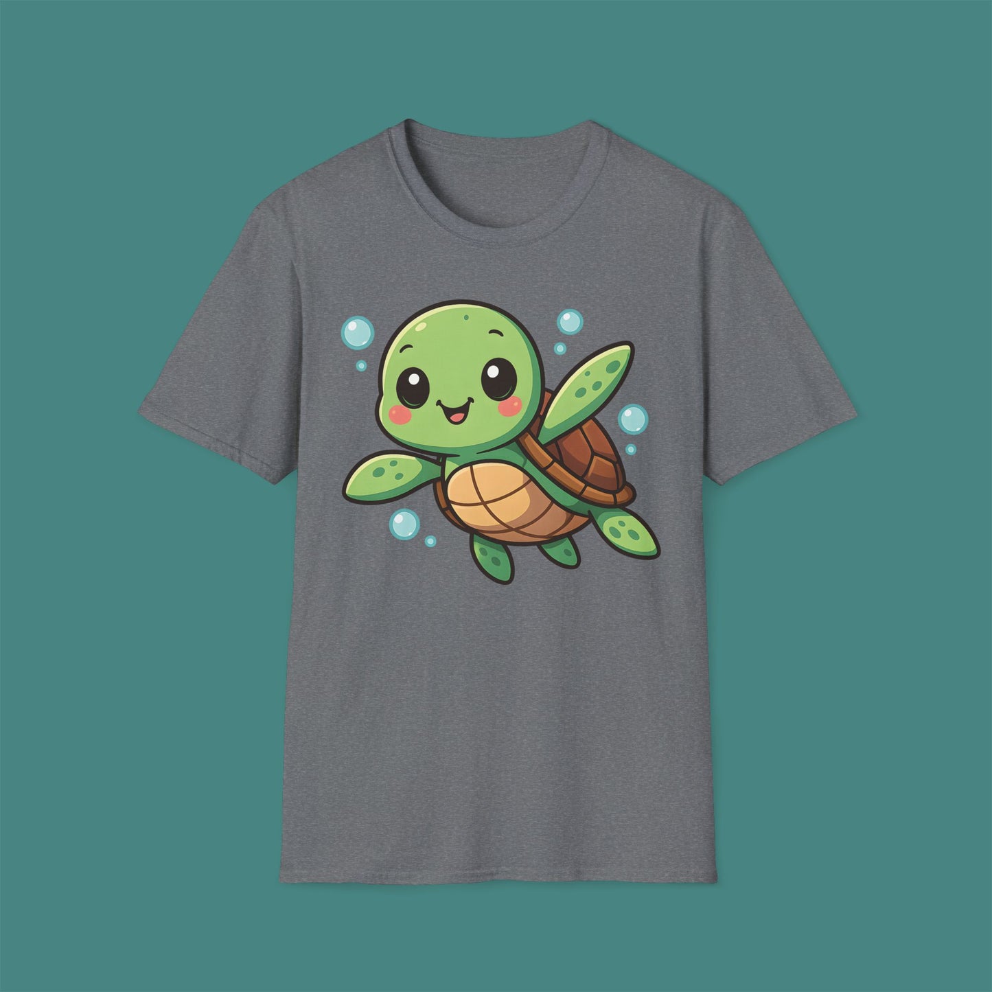 Cartoon Cute Turtle Unisex T-Shirt