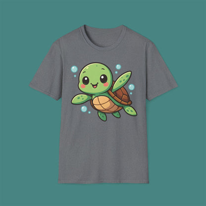 Cartoon Cute Turtle Unisex T-Shirt