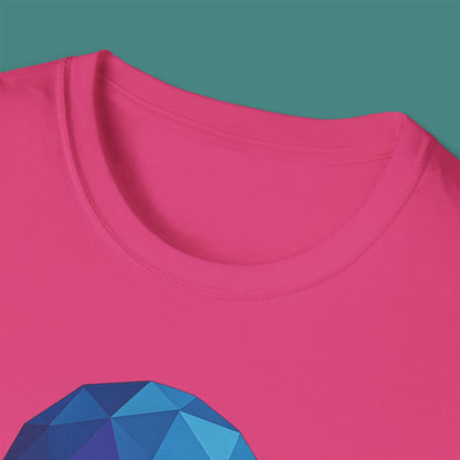 Geometric Polygon Jellyfish Unisex T-Shirt