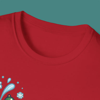 Christmas Whale Unisex T-Shirt