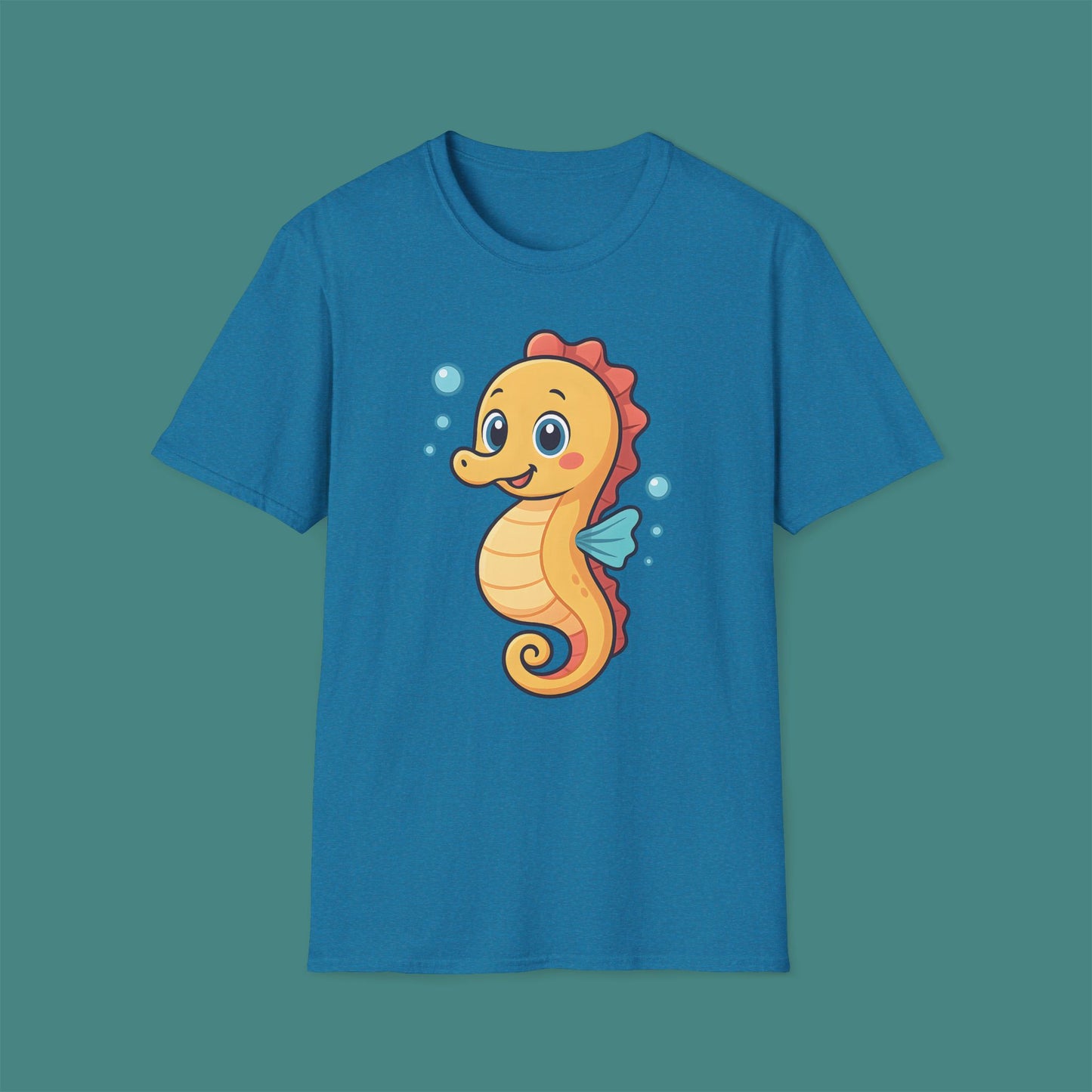 Cartoon Cute Seahorse Unisex T-Shirt