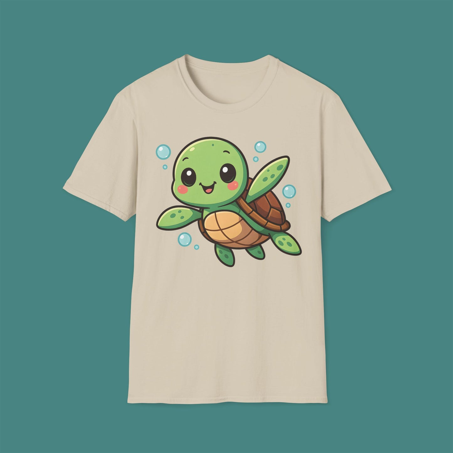 Cartoon Cute Turtle Unisex T-Shirt