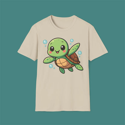 Cartoon Cute Turtle Unisex T-Shirt
