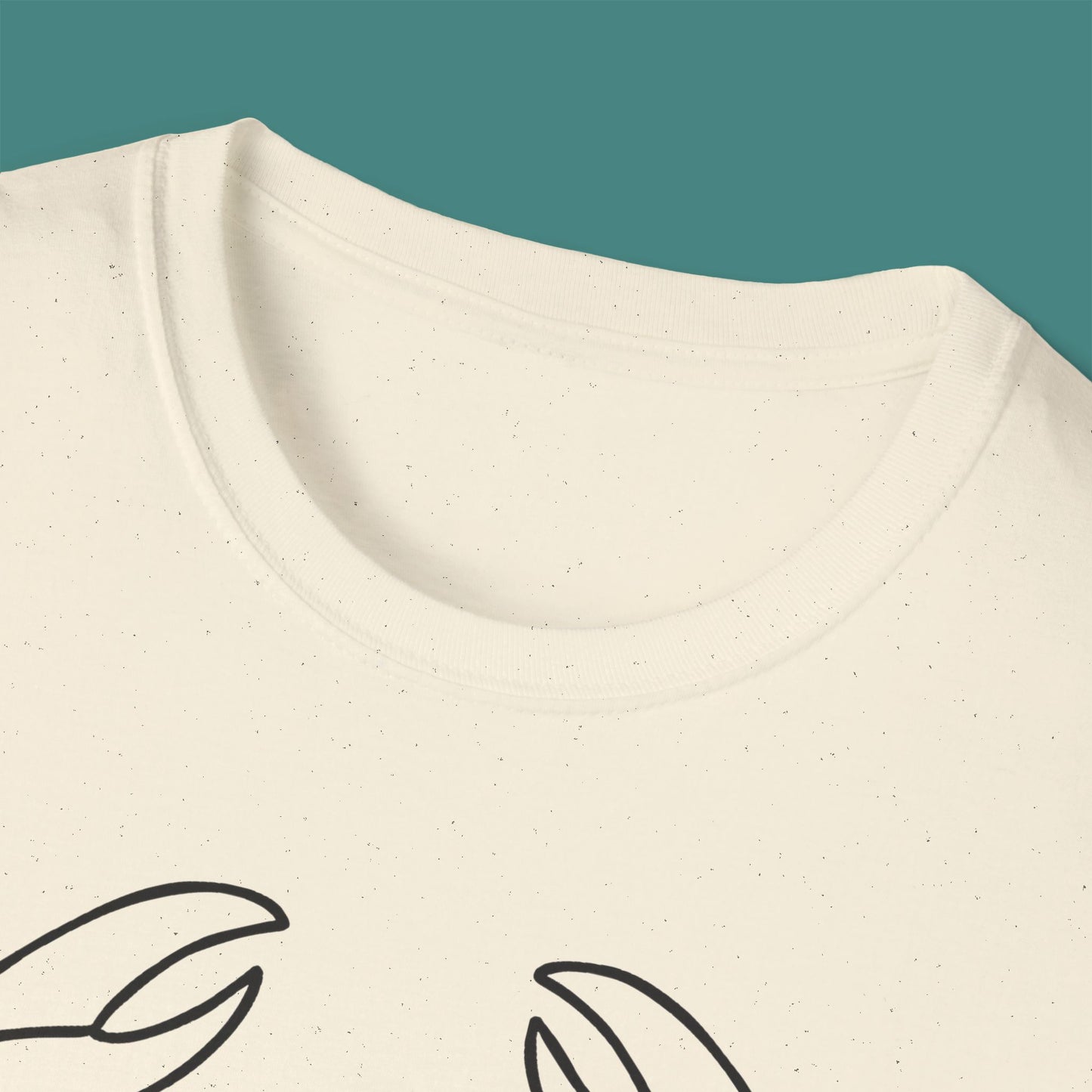 Minimalist Line Art Crab Unisex T-Shirt
