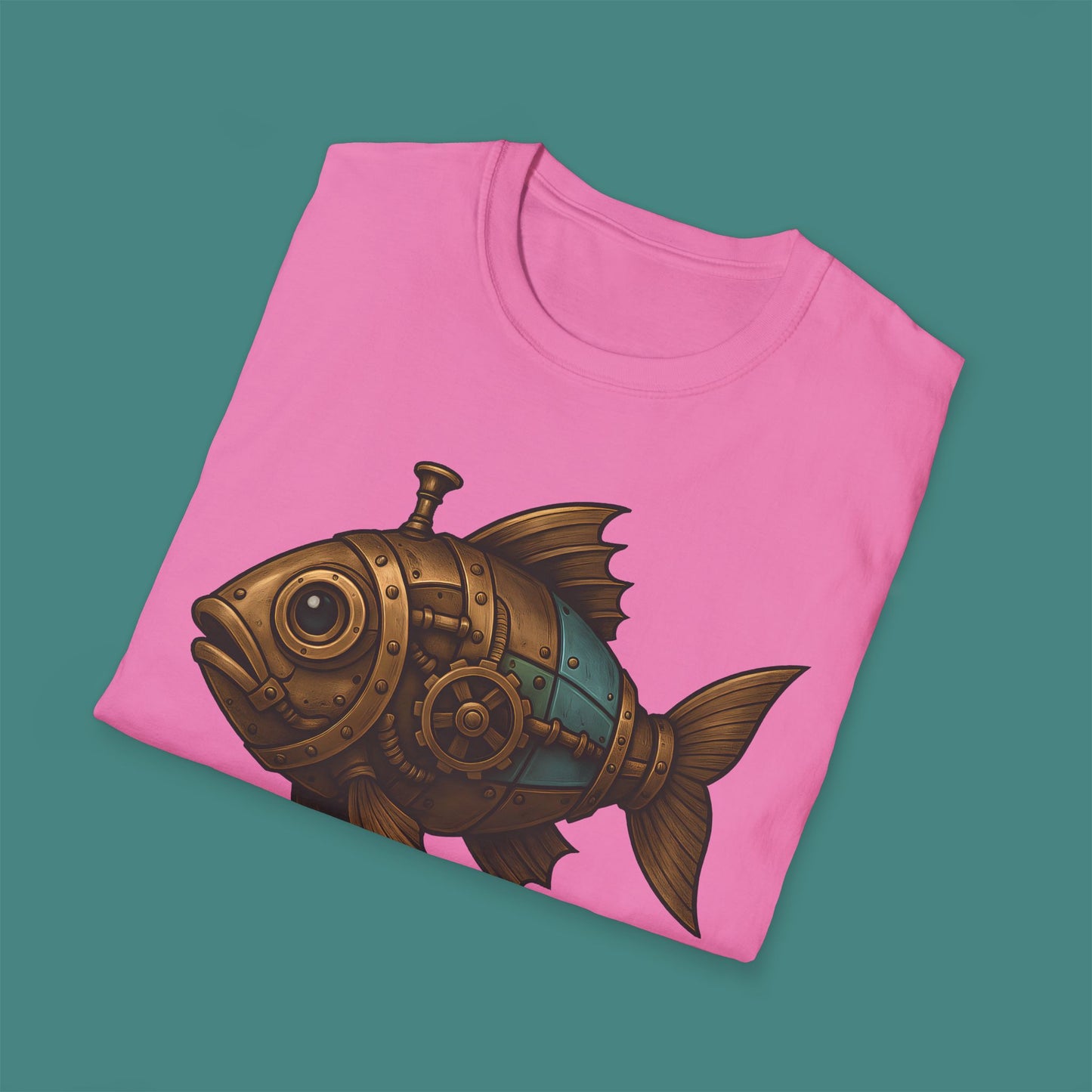 Steampunk Mechanical Fish Unisex T-Shirt