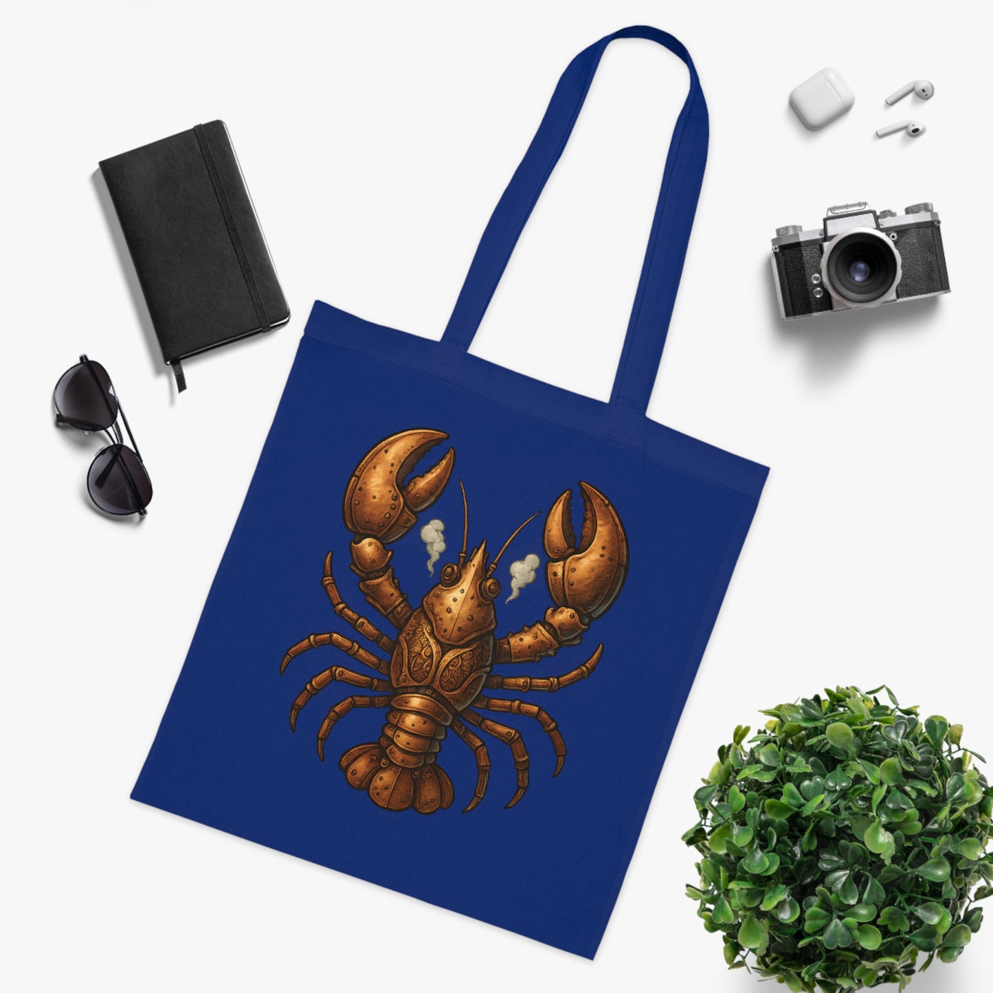 Steampunk Mechanical Lobster Tote Bag