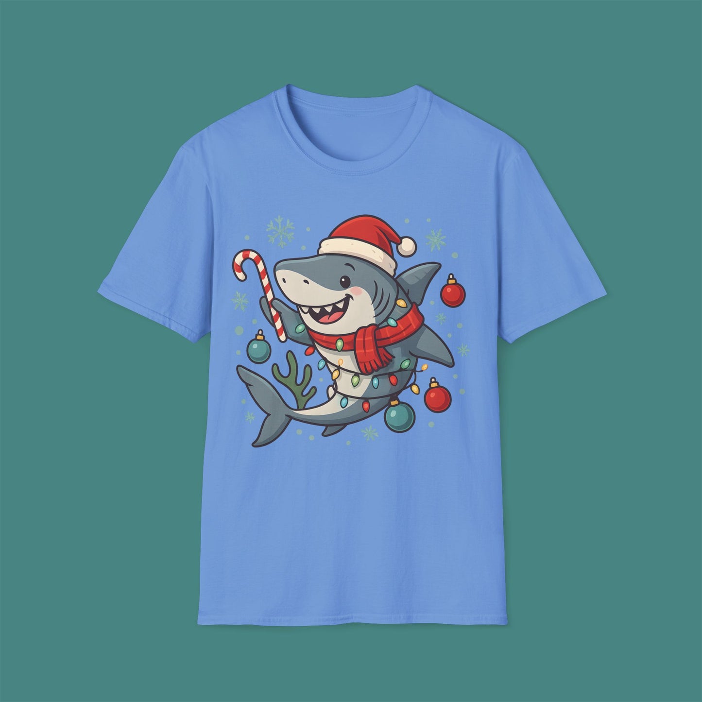 Christmas Shark Unisex T-Shirt