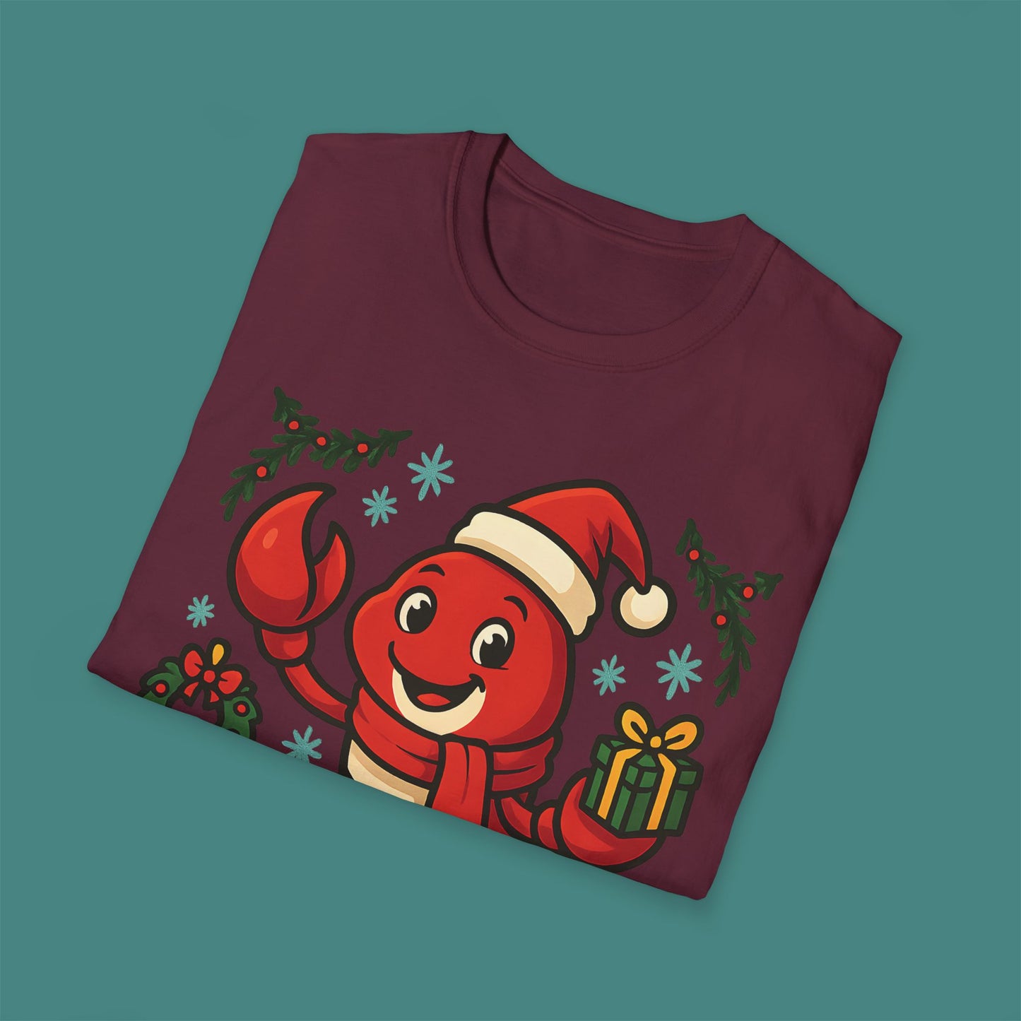 Christmas Lobster Unisex T-Shirt