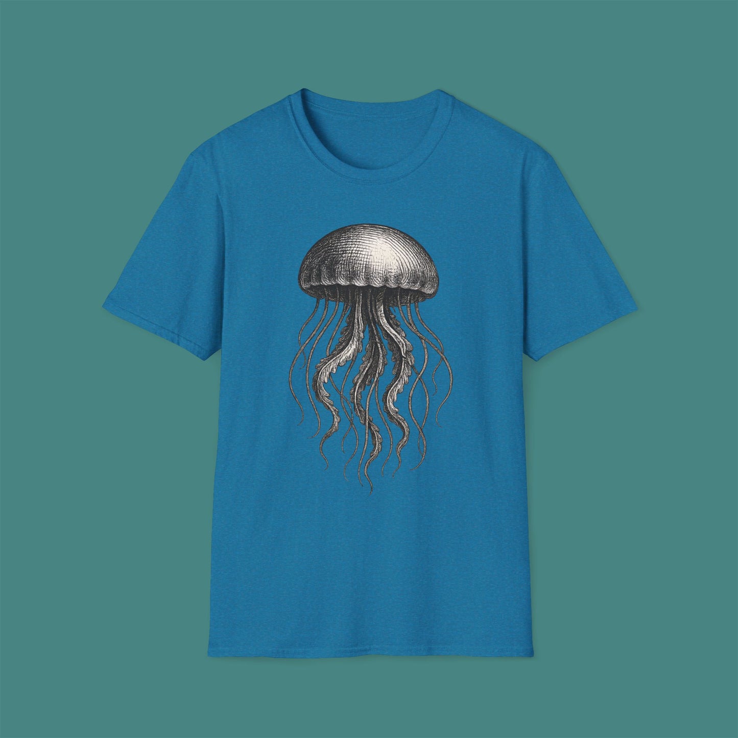 Vintage Etching Jellyfish Unisex T-Shirt