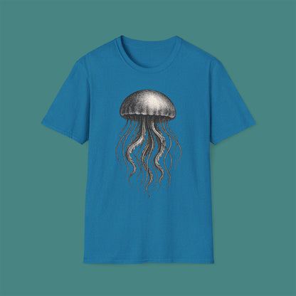 Vintage Etching Jellyfish Unisex T-Shirt