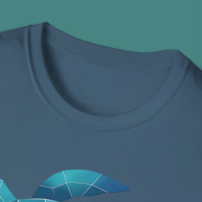 Geometric Polygon Turtle Unisex T-Shirt