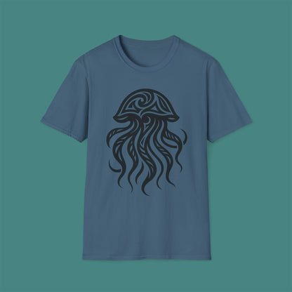Tribal Tattoo Jellyfish Unisex T-Shirt