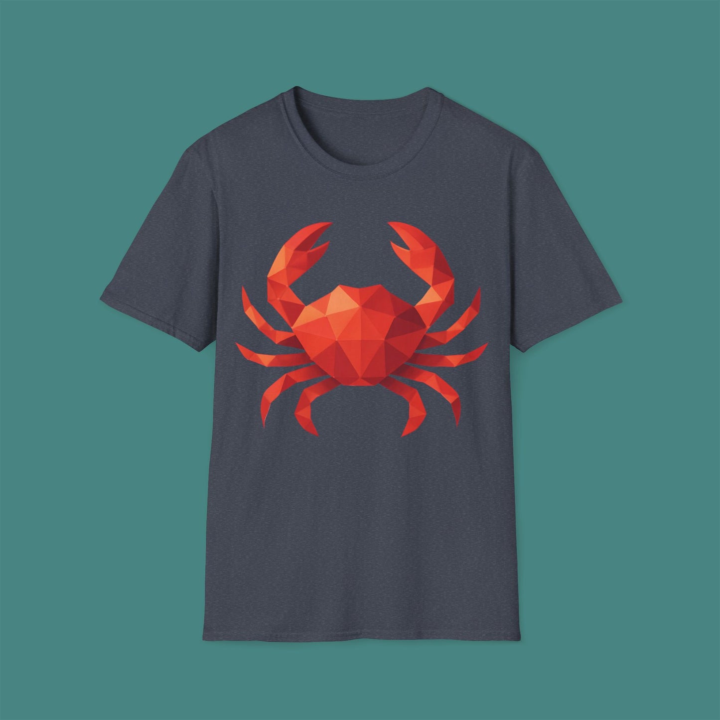 Geometric Polygon Crab Unisex T-Shirt