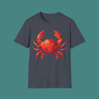 Geometric Polygon Crab Unisex T-Shirt