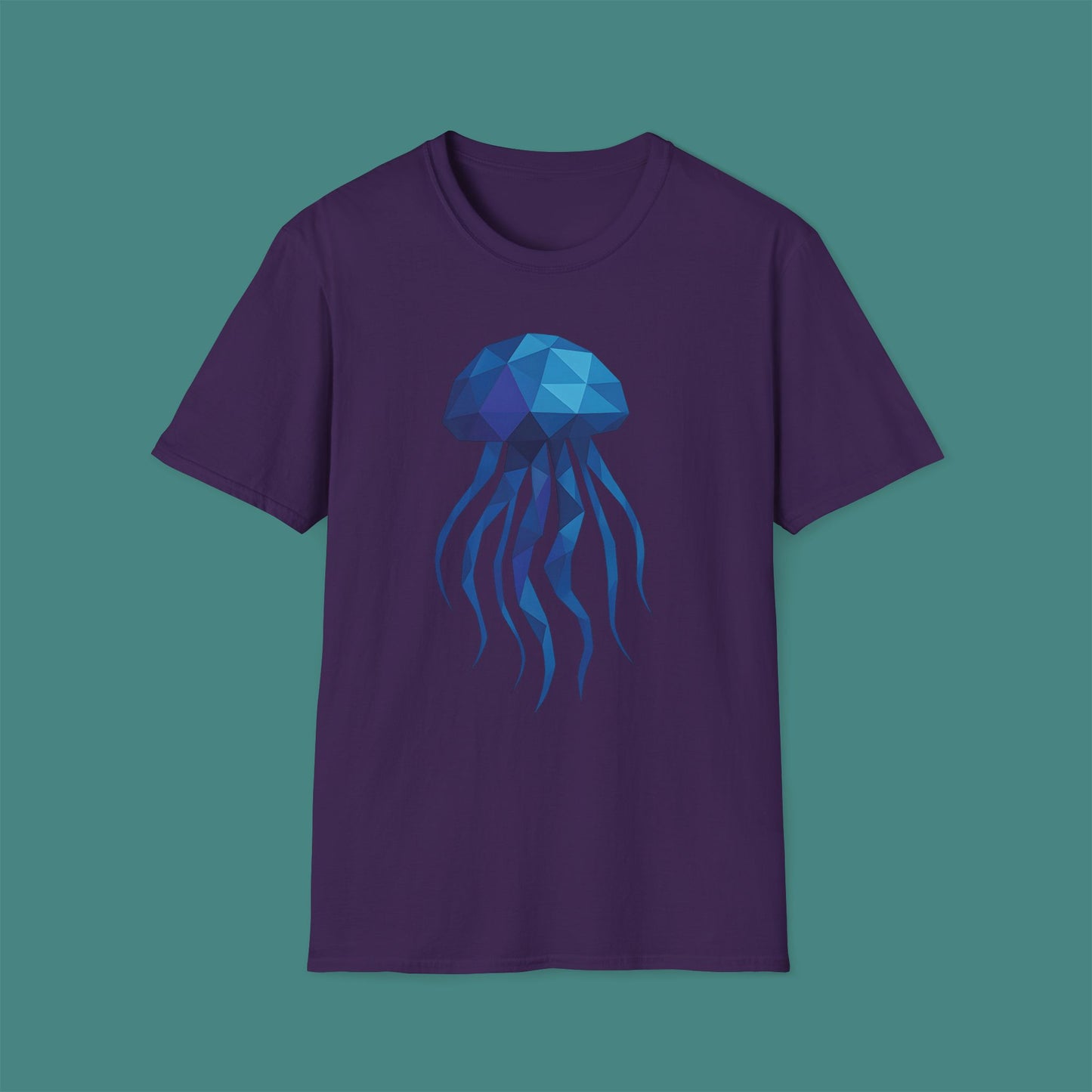 Geometric Polygon Jellyfish Unisex T-Shirt