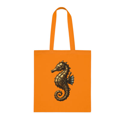Steampunk Mechanical Seahorse Tote Bag