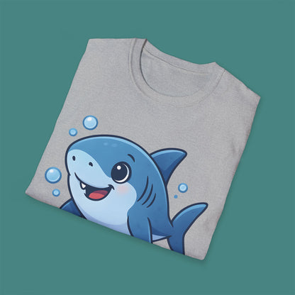 Cartoon Cute Shark Unisex T-Shirt