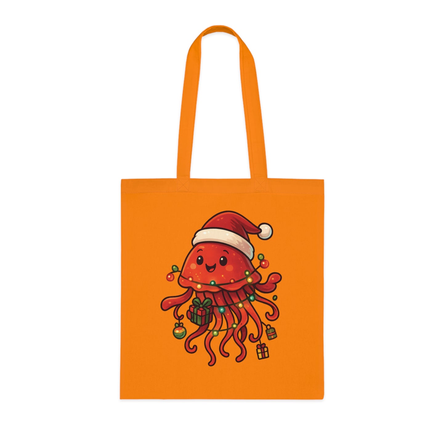 Christmas Jellyfish Tote Bag