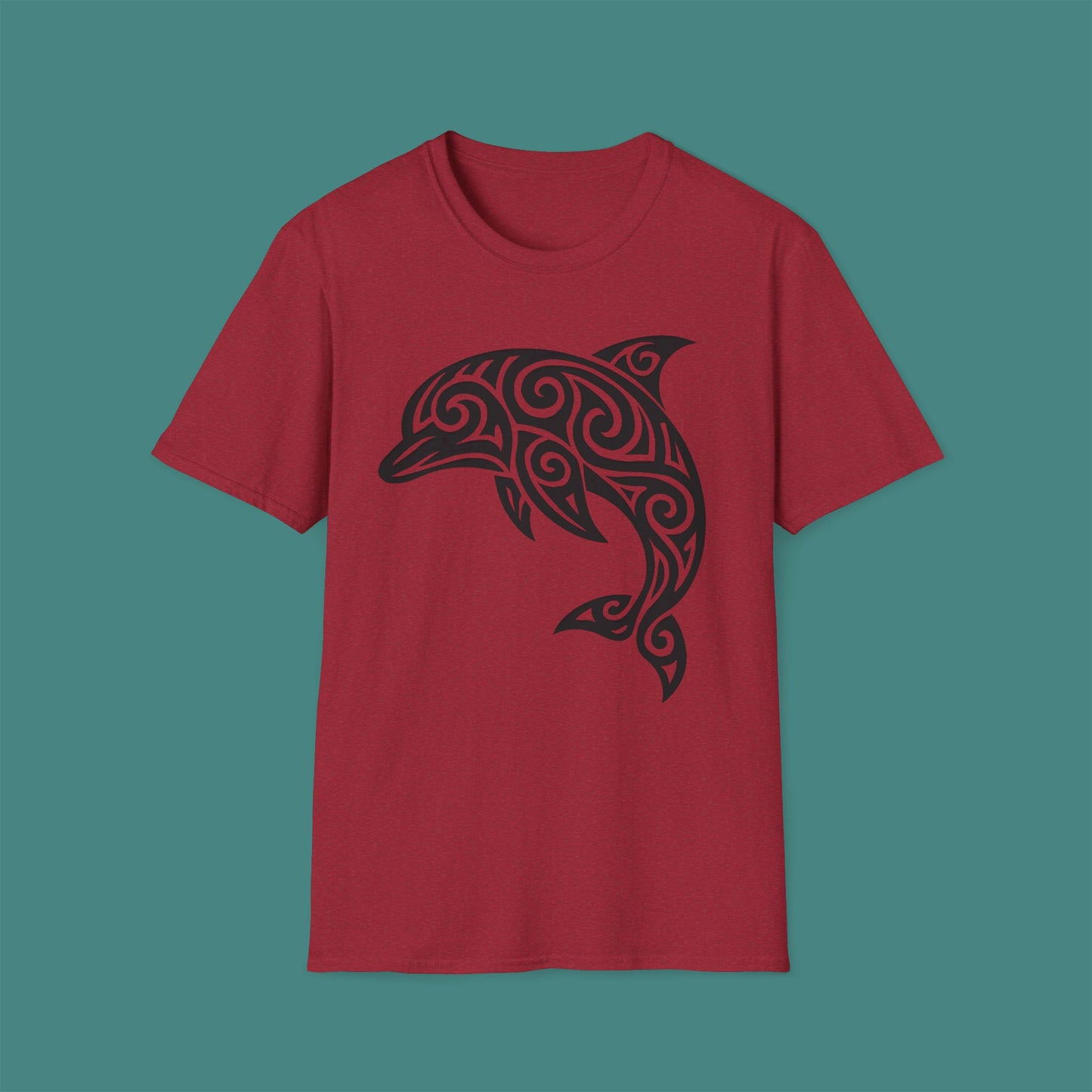 Tribal Tattoo Dolphin Unisex T-Shirt