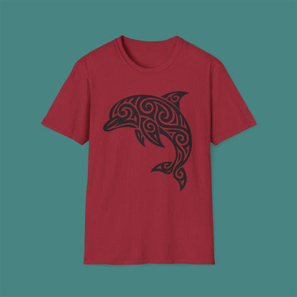 Tribal Tattoo Dolphin Unisex T-Shirt