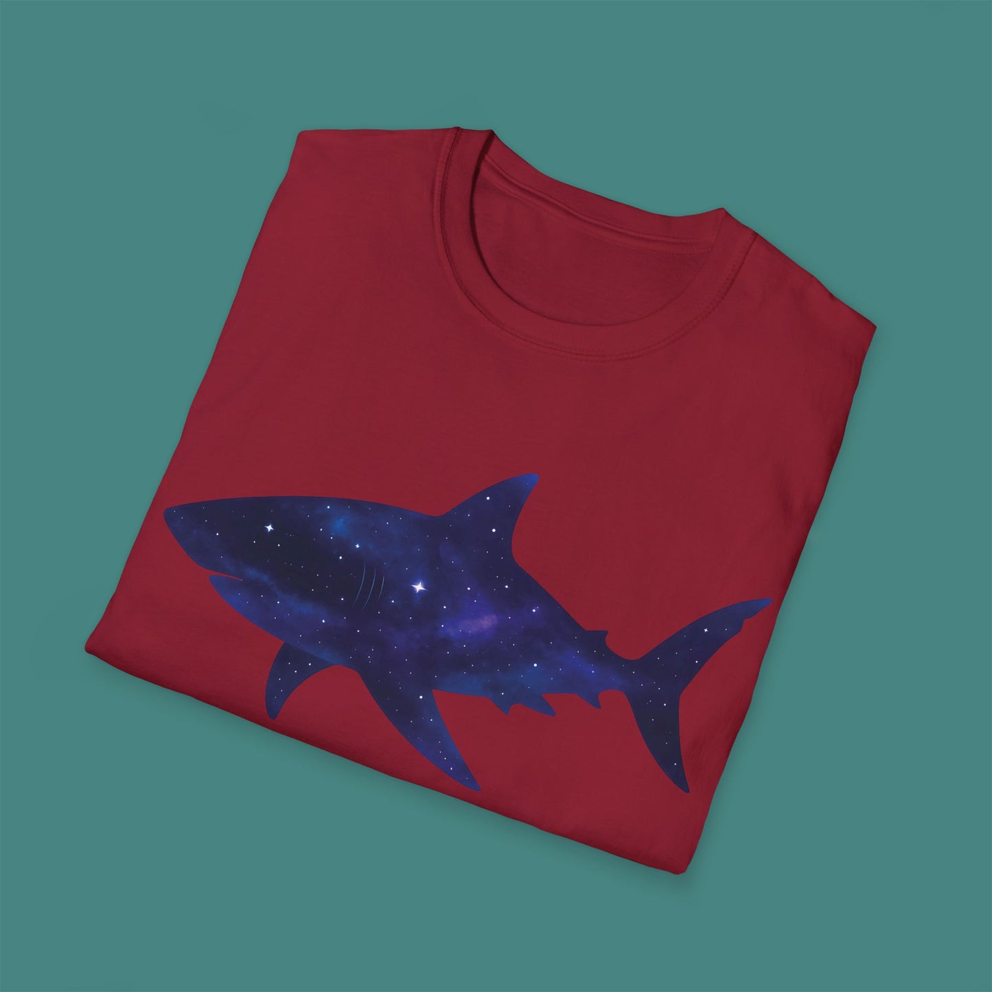 Cosmic Galaxy Shark Unisex T-Shirt