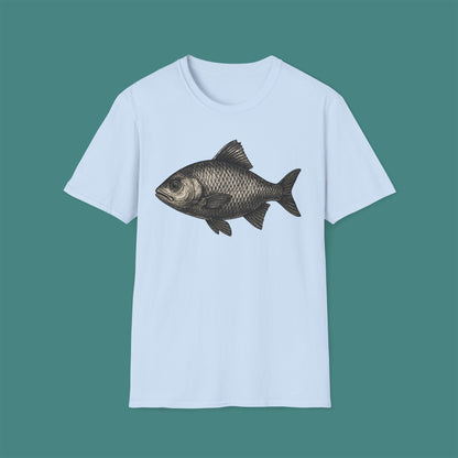 Vintage Etching Fish Unisex T-Shirt