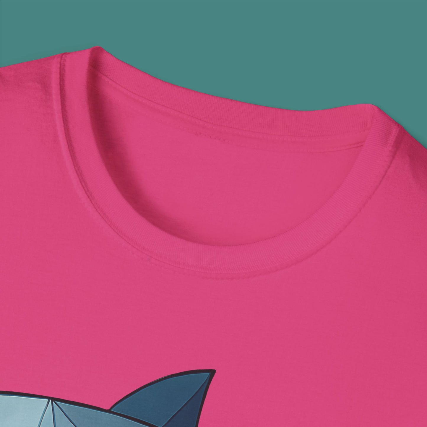 Geometric Polygon Shark Unisex T-Shirt