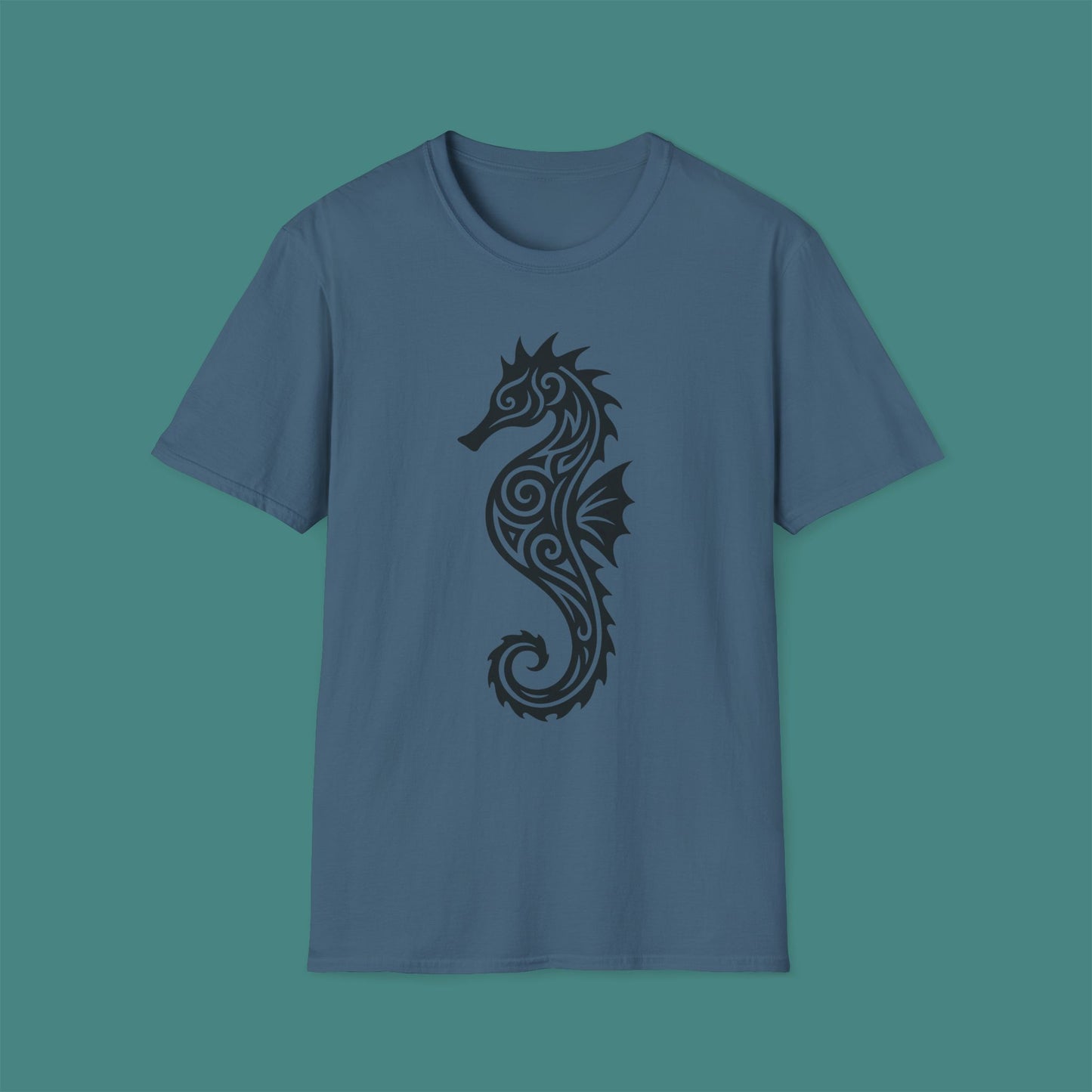 Tribal Tattoo Seahorse Unisex T-Shirt