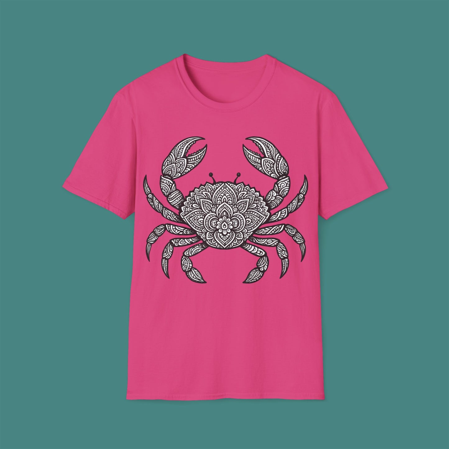 Intricate Mandala Crab Unisex T-Shirt