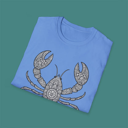 Intricate Mandala Lobster Unisex T-Shirt