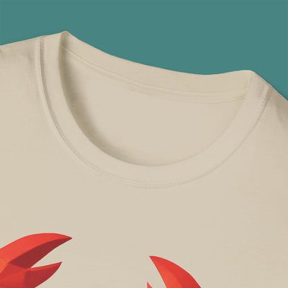 Geometric Polygon Crab Unisex T-Shirt