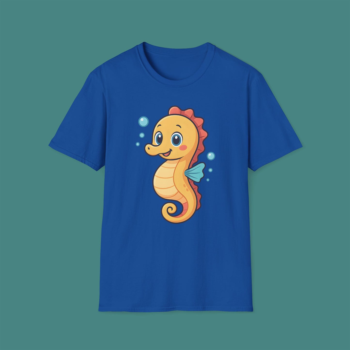 Cartoon Cute Seahorse Unisex T-Shirt